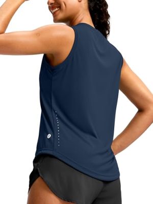 Sleeveless Workout Tops for Women Breathable Lightweight Athletic Running Tank Tops Active Tennis Yoga Shirts