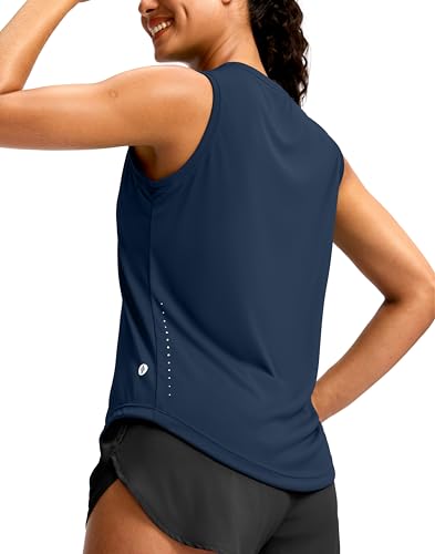 Sleeveless Workout Tops for Women Breathable Lightweight Athletic Running Tank Tops Active Tennis Yoga Shirts
