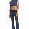 Roll Down Bootleg Flare Pant