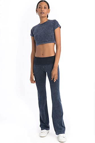 Roll Down Bootleg Flare Pant