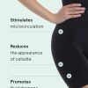 Compression Shorts for Women High Waisted Made in Italy - Tummy Control Shapewear Pants Anti Cellulite - 603Y