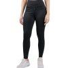 Leggings, Women’s Workout Leggings Front to Back Zipper Design, Black