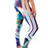 Colorado Threads Watercolor Yoga Pant-Multi Printed-XS Womens Active Workout Yoga Leggings Multi Printed Watercolor XL
