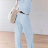 Women 2 Piece Outfit Set Loungewear Cropped Tops and Jogger Sweatpant Matching Set Coordinated Sweatsuit with Pockets