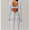 31DRW57xYRL.jpg Sports Jumpsuit Women Gym Set Training Yoga Suit Sportswear Back Jumpsuit Fitness Rompers Stretch Workout Bodysuits
