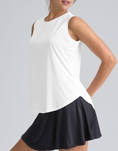 Women's Sleeveless Workout Tops Breathable Lightweight Active Tennis Yoga Shirts Athletic Running Tank Tops for Women