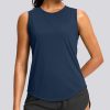 Sleeveless Workout Tops for Women Breathable Lightweight Athletic Running Tank Tops Active Tennis Yoga Shirts