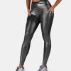 Body Sculpt Faux Leather Leggings Reversible Wear Compression Leggings for Women Body Sculpting Tummy Control Workout