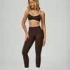 Womens 2 Piece Workout Sets Seamless Color Block Sports Bra Scrunch Butt Lifting High Waist Leggings Gym Set
