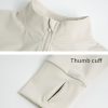 Girls Stand Collar Zipper Elastic Slim Coat, High Waist Flare Pants, Kids Athletic Yoga Dance Gym Set