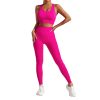 2 Piece Workout Sets for Women Sports Bras and High Waisted Leggings Yoga Outfits Set for Women