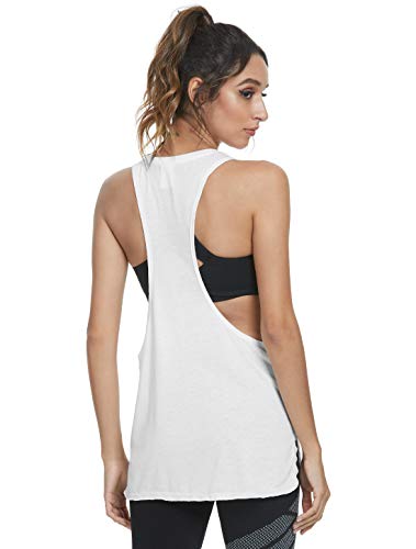 Workout Tank Tops for Women Lightweight Running Tanks Basic Gym Tops Sleeveless Athletic Yoga Shirts-4 Pack