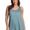 Active Women's Plus Size Sleeveless Relaxed Fashion Workout Yoga Tank Top