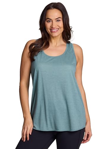 Active Women's Plus Size Sleeveless Relaxed Fashion Workout Yoga Tank Top