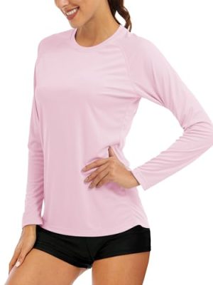 Women's Long Sleeve Shirts UPF 50+ Sun Protection Shirts for Hiking Fishing Workout Rash Guard