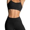 Women's Workout Sets 2 Piece Yoga Outfit High Waisted Biker Shorts Leggings Sports Bra Gym Fitness Clothes Tracksuit