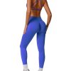 Women's Workout Sets 2 Piece Seamless Sports Bra Scrunch Butt High Waist Impact Leggings Gym Yoga Outfits