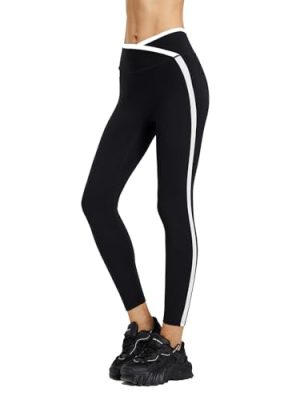 High Waist Leggings for Women Tummy Control Workout Soft Yoga Pants with Pockets