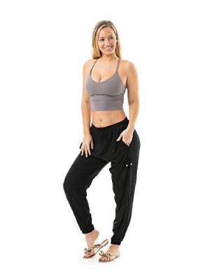 Miami Jogger Harem Pants – Unisex Cotton Joggers with Pockets – Tapered, Casual for Yoga, Gym & Lounge Wear