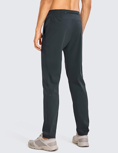 4-Way Stretch Athletic Pants for Men 30" Workout Lounge Casual Work Jogger with Zip Pocket