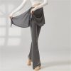 Women's Flared Dance Pants Breathable Wide Leg Ballet Trousers for Modern Classical Performances Yoga