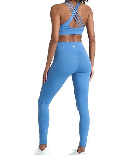 2 Piece Workout Sets for women, High Waist Leggings and Sports Bra Yoga Set Matching Gym Pilates Running Work Out Outfit