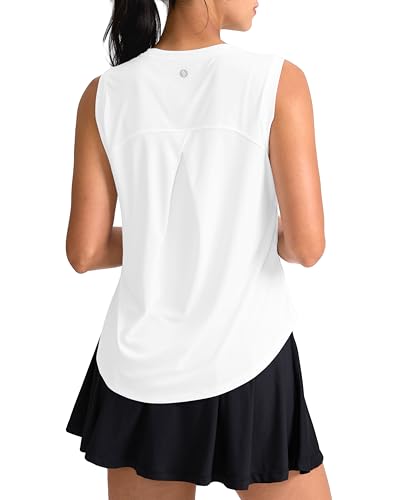 Women's Sleeveless Workout Tops Breathable Lightweight Active Tennis Yoga Shirts Athletic Running Tank Tops for Women