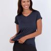31ldsV0v1sL.jpg 5 Pack Women’s Short Sleeve V-Neck Workout T-Shirts – Athletic Gym Fitness Pilates Plus Size Active Tees