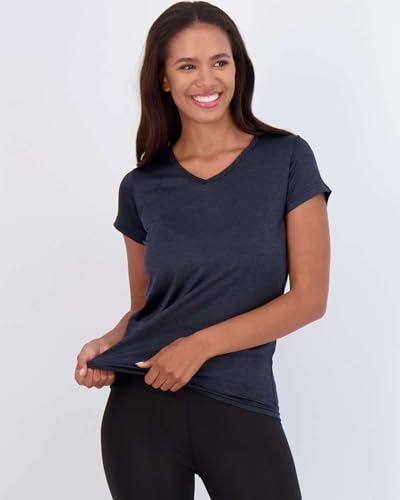 31ldsV0v1sL.jpg 5 Pack Women’s Short Sleeve V-Neck Workout T-Shirts – Athletic Gym Fitness Pilates Plus Size Active Tees