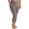 Leakproof Womens Leggings: Menstrual + Bladder Control Yoga Pants with Pockets - Built-in Catch All Pads (22" Inseam)