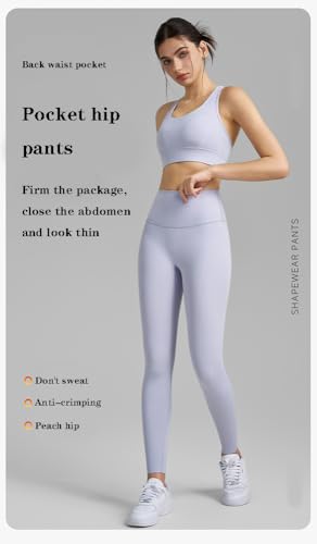 2 Piece Workout Sets for Women, Women’s Seamless Yoga Outfits Butt Lifting Leggings,High Impact Sports Bra Gym Pants.