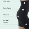 Compression Shorts for Women High Waisted Made in Italy - Tummy Control Shapewear Pants Anti Cellulite - 603Y