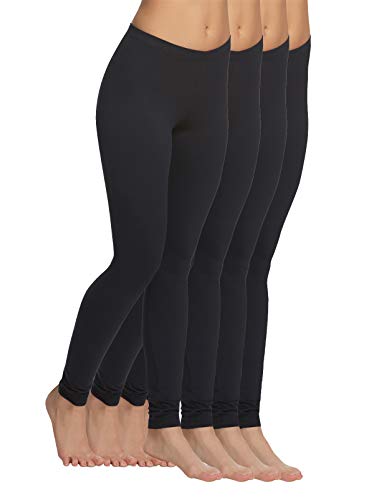 | Velvety Soft Lightweight Leggings | 4-Pack