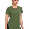 4-Pack Workout Tops for Women UPF 50+ Yoga Shirts Short Sleeve Athletic T-Shirts Quick Dry Running Gym Tee