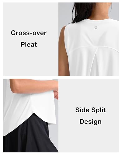 Women's Sleeveless Workout Tops Breathable Lightweight Active Tennis Yoga Shirts Athletic Running Tank Tops for Women