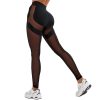 Premium Quality Mesh Leggings for Women with Unique Design - Comfortable Womens Workout Leggings for Gym, Yoga
