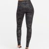 Faux Leather Camo Leggings