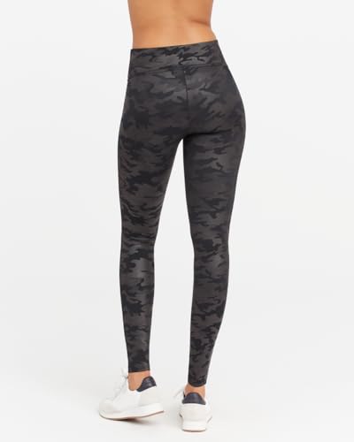 Faux Leather Camo Leggings