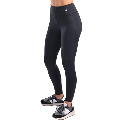 Tummy Control Compression Leggings for Women | High Waisted Workout Yoga Pants (Black Regular + Black with Pockets, 3XLarge)