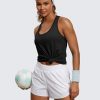 41-rf3u7YkL.jpg Womens Pima Cotton Racerback Workout Tank Tops Scoop Neck Athletic Loose Sleeveless Shirts