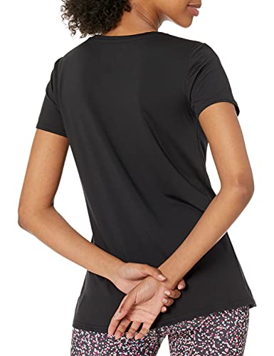 Women's Active Quick Dry Tech Stretch Short-Sleeve Crewneck T-Shirt (Available in Plus Size), Multipacks