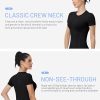 Women's Compression Shirts Short Sleeve Workout Tops Athletic Base Layer T-Shirt for Gym Running Yoga Basketball BJJ