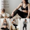 Louisa Ultra High-Waisted Over The Bump Maternity Pregnancy Leggings