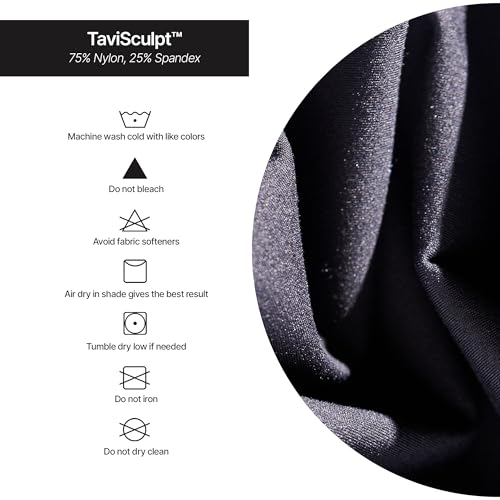 Tavi Women’s High Waisted Crop Tight | 21-Inch Inseam | Comfortable Leggings with Pockets | Workouts, Studio & Street