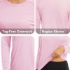 Women's Long Sleeve Shirts UPF 50+ Sun Protection Shirts for Hiking Fishing Workout Rash Guard