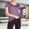 Women's V-Neck Activewear T-Shirts 3 Pack Athletic Womens Short Sleeve Workout Tops Dry Fit Shirt Gym & Yoga Tees for Women
