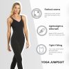 Premium Bodysuit, Strap Back, Tummy Control, Sleeveless Jumpsuit for Yoga