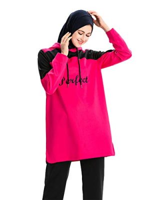 Tracksuit Tops Hoodie Sportswear Muslimah Sweatshirt Outdoor Tracksuit