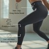 Tummy Control Compression Leggings for Women | High Waisted Workout Yoga Pants (Black Regular + Black with Pockets, 3XLarge)