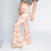 Crop Bell Bottom Pant for Women High-Waist Stretchy Flare Bell Bottoms Premium Athletic Pants Retro 70s